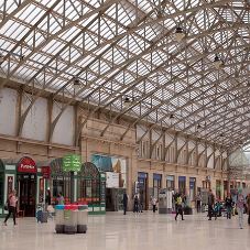 Twinfix's canopy glazing floods Aberdeen Station with natural light