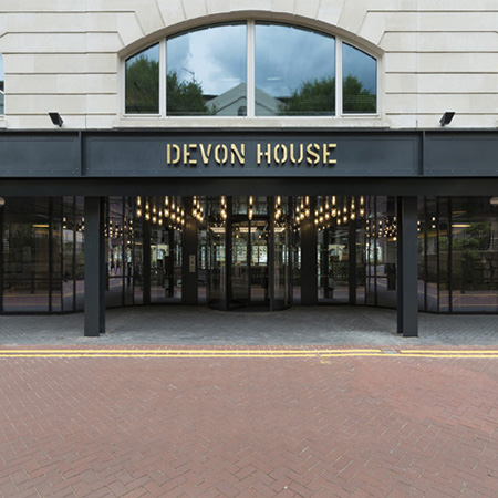 Smoke and fire rated internal timber doors for Devon House, London