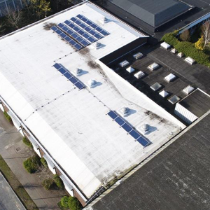 IKO provide an internal cooling roofing solution for Coolock Library