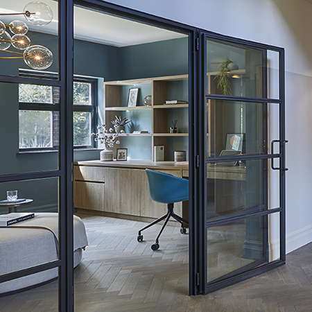 Clement steel and glass partitions for luxurious home
