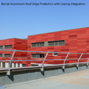 Barrial aluminium roof edge protection from Dani Alu UK