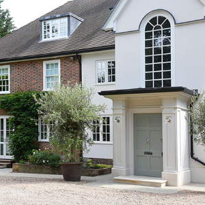Traditional windows and doors were installed at the Coombe Hill Estate