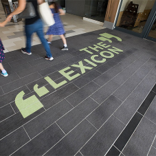 Eye catching entrance matting at The Lexicon in Bracknell