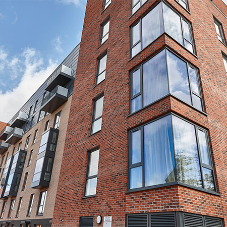 High specification AluK windows and doors in new Cardiff Bay development