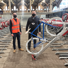 New cycle racks from Cyclepods Ltd installed at Liverpool Street station