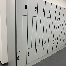 New modern offices in London feature Kemmlit lockers
