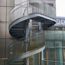 Metalcraft manufacture complex staircase at 15 Bishopsgate