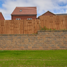 Tobermore provides a retaining wall for new housing development