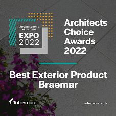 Architects Crown Braemar Paving 'Best Exterior Product'