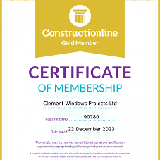 Clement achieves Gold Constructionline membership for another year