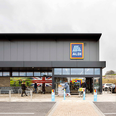 Enhancing Comfort and Efficiency at an Aldi Store with FAAC AIRSLIDE Automatic Sliding Door
