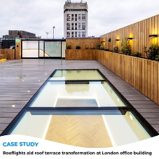 Multi-Part Flushglaze and Three-Wall Box Rooflights Enhance London Roof Terrace Accessibility