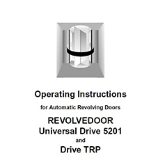 REVOLVEDOOR Universal Drive 5201 - Operating Instructions