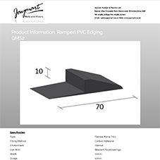 Ramped PVC Edging - Product Information