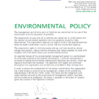 Celuform Environmental Policy