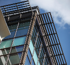 Reynaers supplied aluminium window, door and curtain-wall systems