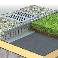 Origal aluminium gravel-protection strips and boxes