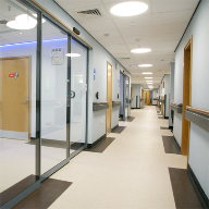 Polysafe flooring products, Stirling Ward at Doncaster Royal Infirmary