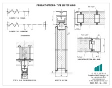 SL-203 Product options - Type 200 Top hung