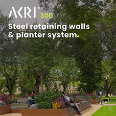 AKRI 300 Steel Retaining Walls & Planter System