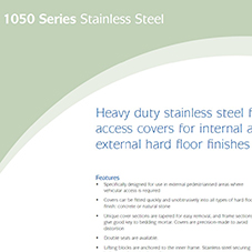 1050 Series Heavy-Duty Floor Access Cover