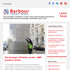 The Cenotaph, Whitehall, London |  Array and Broadrib specified at Royal Quays Business Exchange, Newcastle-upon-Tyne