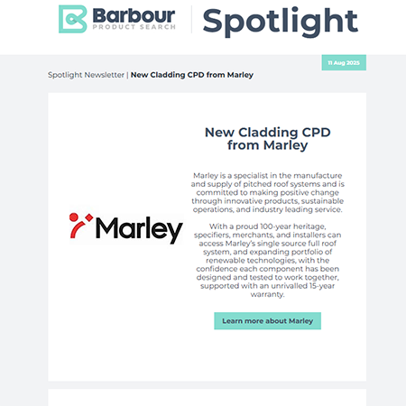 Spotlight Newsletter| New Cladding CPD from Marley