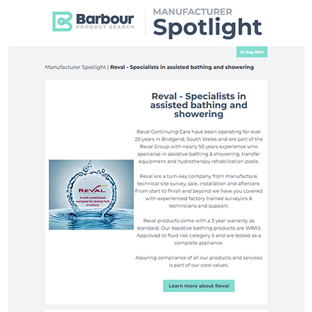 Manufacturer Spotlight| Reval - Specialists in assisted bathing and showering