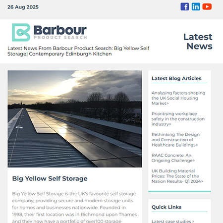 Latest News From Barbour Product Search: Big Yellow Self Storage| Contemporary Edinburgh Kitchen