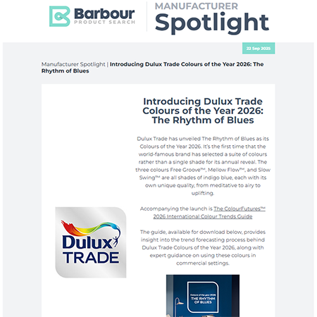 Manufacturer Spotlight|Introducing Dulux Trade Colours of the Year 2026