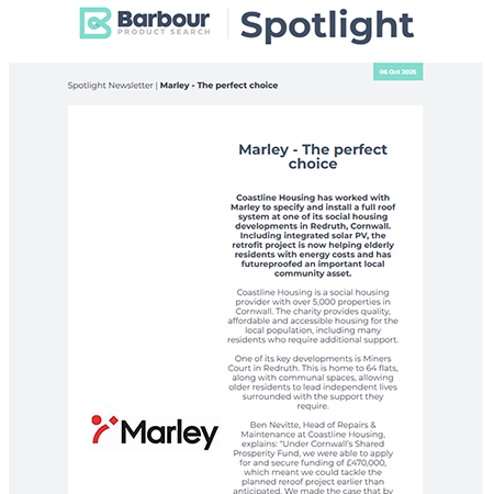 Spotlight Newsletter| Marley - The perfect choice