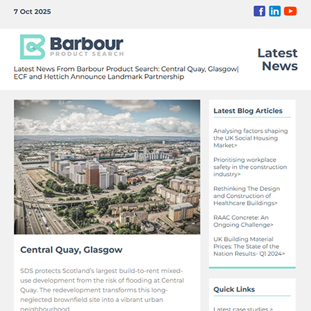Latest News From Barbour Product Search: Central Quay, Glasgow| ECF and Hettich Announce Landmark Partnership