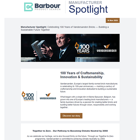 Manufacturer Spotlight| Celebrating 100 Years of Vandersanden Bricks — Building a Sustainable Future Together
