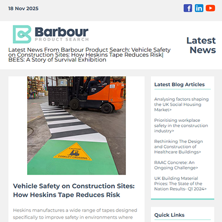 Latest News From Barbour Product Search: Vehicle Safety on Construction Sites: How Heskins Tape Reduces Risk| BEES: A Story of Survival Exhibition