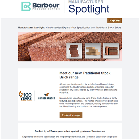 Manufacturer Spotlight|Vandersanden:Expand Your Specification with Traditional Stock Bricks