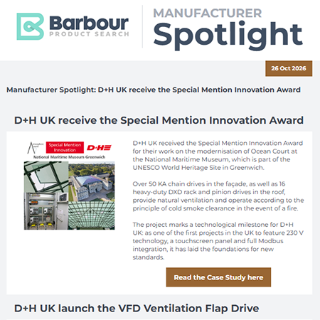 Manufacturer Spotlight |D+H UK receive the Special Mention Innovation Award