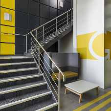 Gradus stair edgings reducing risk of trips in Brough