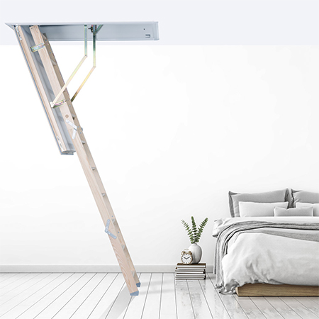 Made-to-measure loft hatch and ladder