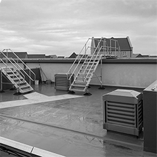 Enhanced Roof Access Solutions at Longford Park School with Ascent Step Over Units