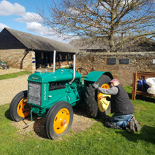 Tractor Transformations! Donating Zinsser To The Farmland Museum