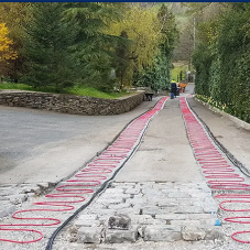 Heated Driveway system  –  Oxenhope, Keighley