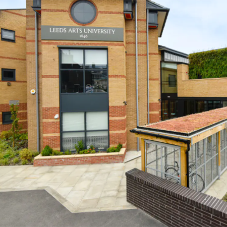 Green Roof Cycle Shelter Enriches Leeds Arts University Campus