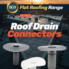 DEKS roof drain connectors
