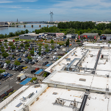RENOLIT ALKORPLAN Bright membrane transforms Bordeaux's Auchan Shopping Centre