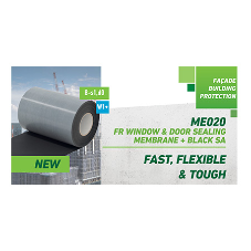 Rapid Sealing Solutions with the New Class B Fire Rated Window and Door Sealing Membrane + (ME020).