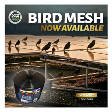 Keep Roofs Protected with SolarDek BirdMesh