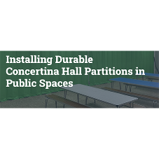 Installing Durable Concertina Hall Partitions in Public Spaces