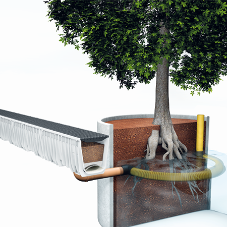 A smart drainage channel that not only collects rainwater but cleans it