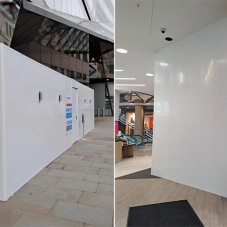 Internal and external hoarding for London shopping centre refurb