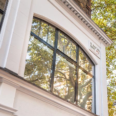 Clement manufactures bespoke steel windows at 30 Charing Cross Road